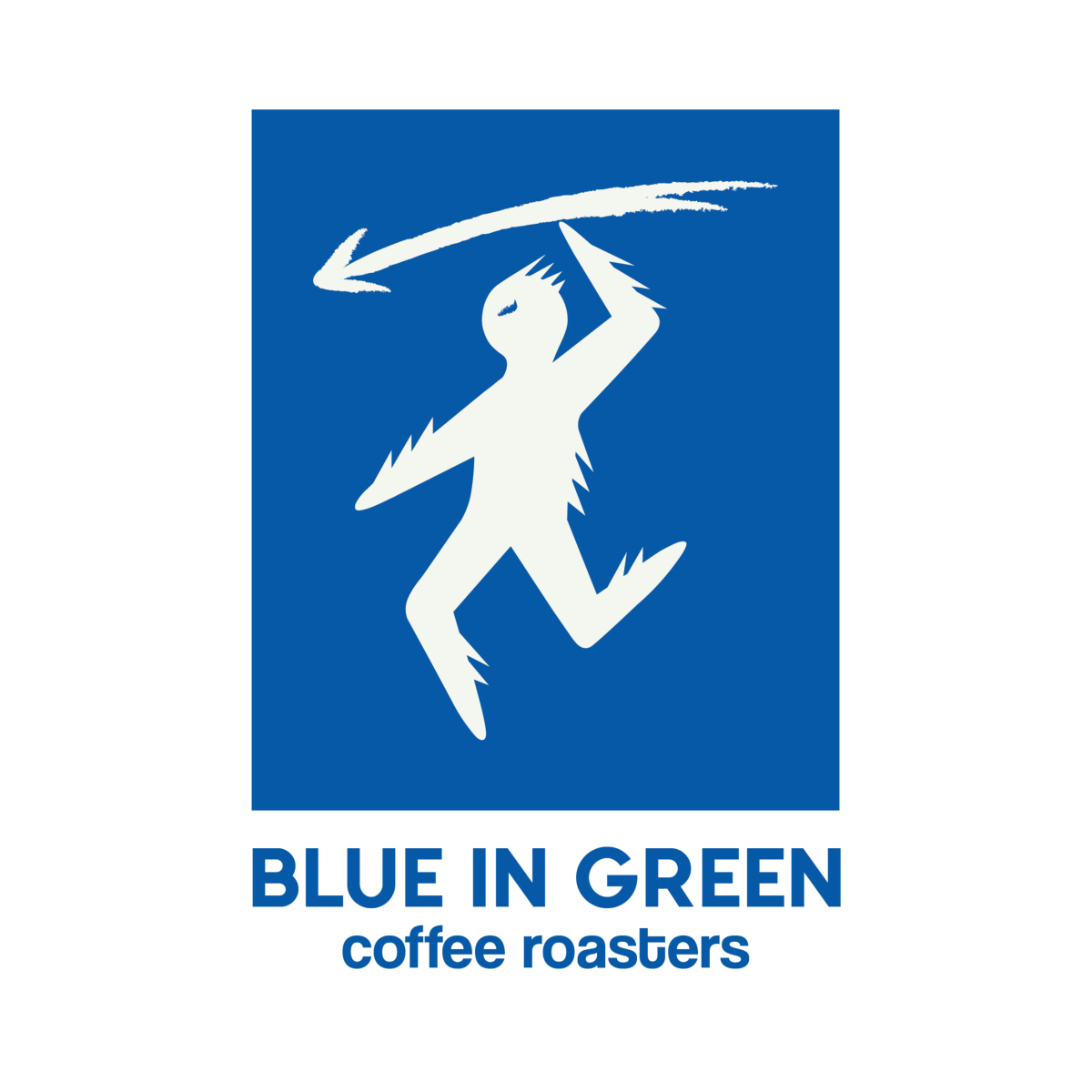 Blue in green