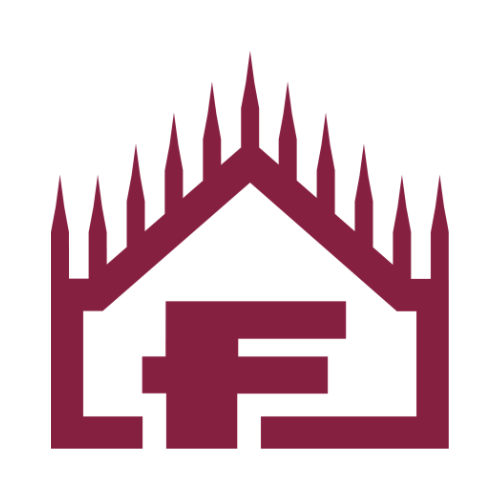 logo hình núi màu đỏ đậm